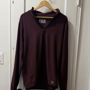 New Balance Men's Maroon quarter zip